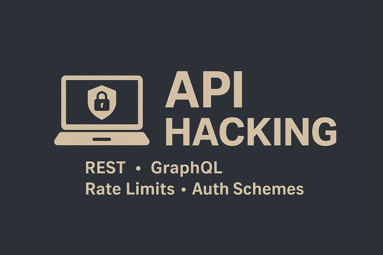 API Hacking — REST · GraphQL · Rate Limits · Auth Schemes