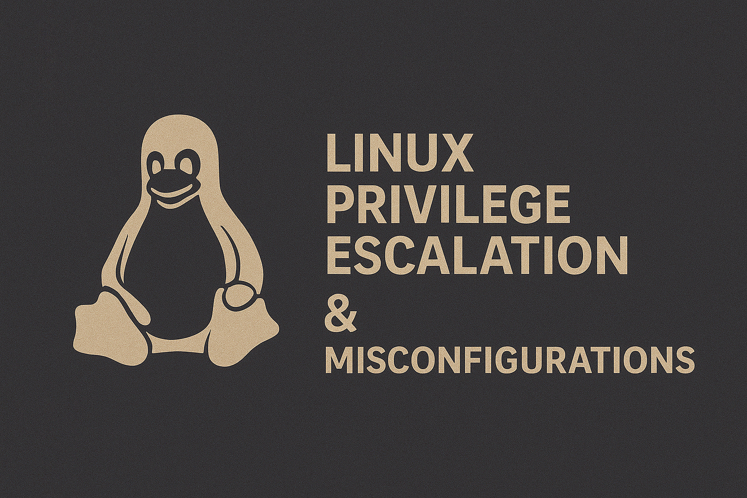 Linux Privilege Escalation & Misconfigurations
