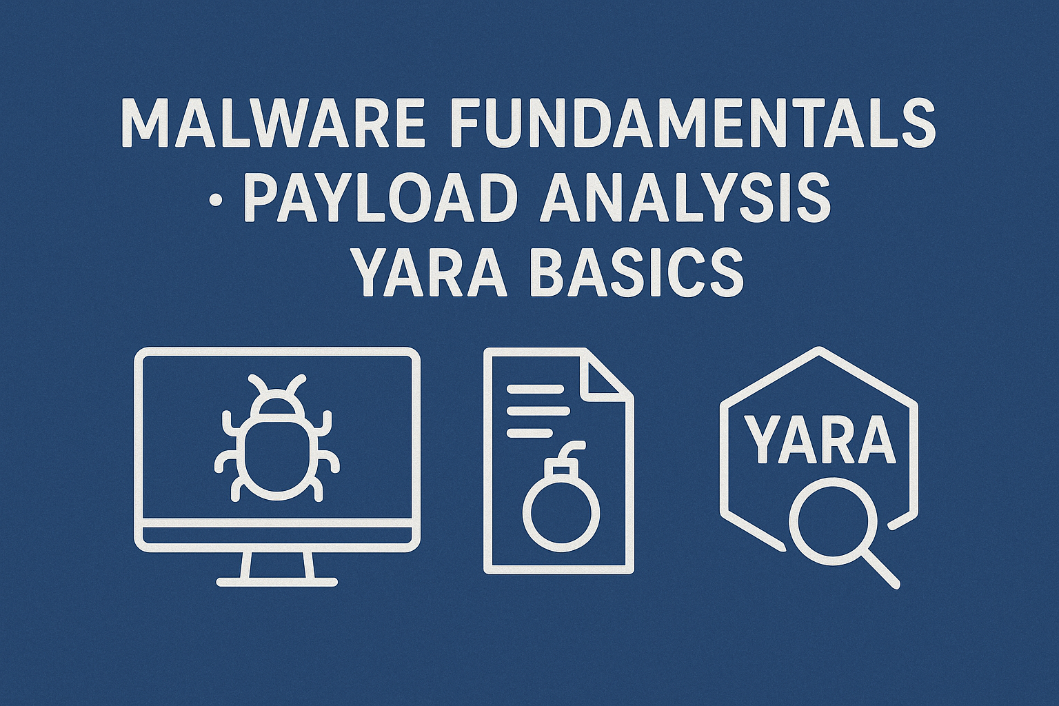 Malware Fundamentals · Payload Analysis · YARA Basics